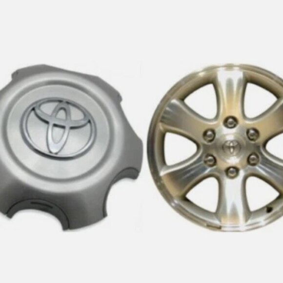 T69440 Set Of 4 Silver Tundra 2003-2007 Sequoia Wheel Center Hub Caps 56069440 - Picture 12 of 15